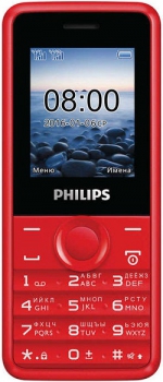Philips E103 Xenium Dual Sim Red